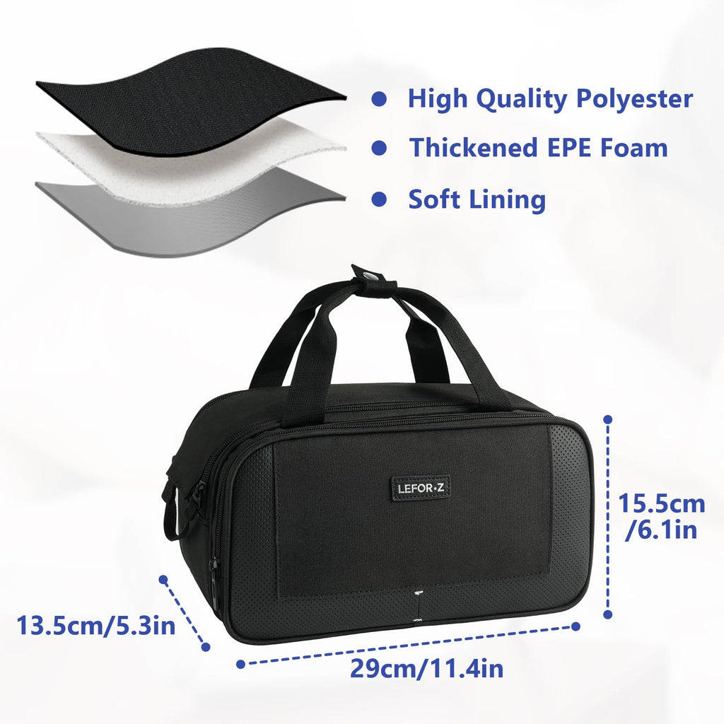 Travel Carrying Bag Compatible with ResMed AirMini CPAP Machine and Accessories,Portable Storage Organizer Case Fits for CPAP Equipment and Supplies(Bag Only)