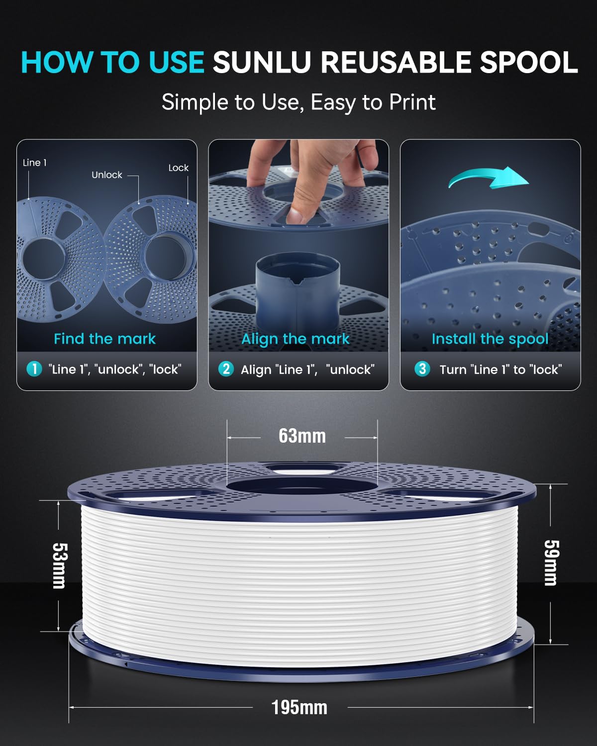 SUNLU High Speed Matte PETG 3D Filament 1.75mm, 30mm/s - 600mm/s Print Range, High Flow Speedy 3D Printer Filament, Fit Most FDM Printers, Dimensional Accuracy +/- 0.02mm, 1kg Spool, (Pink)