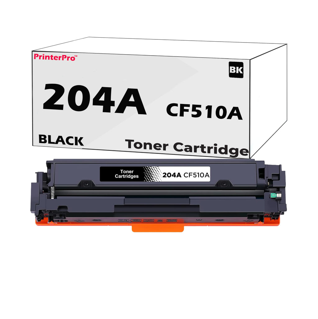 PrinterPro™ Compatible Replacement for HP 204A Toner Cartridges CF510A hp 204a Black Toner for HP Color LaserJet Pro M154a M154nw M180 M181 M181fw MFP M180n M180nw Printer (1* Black)