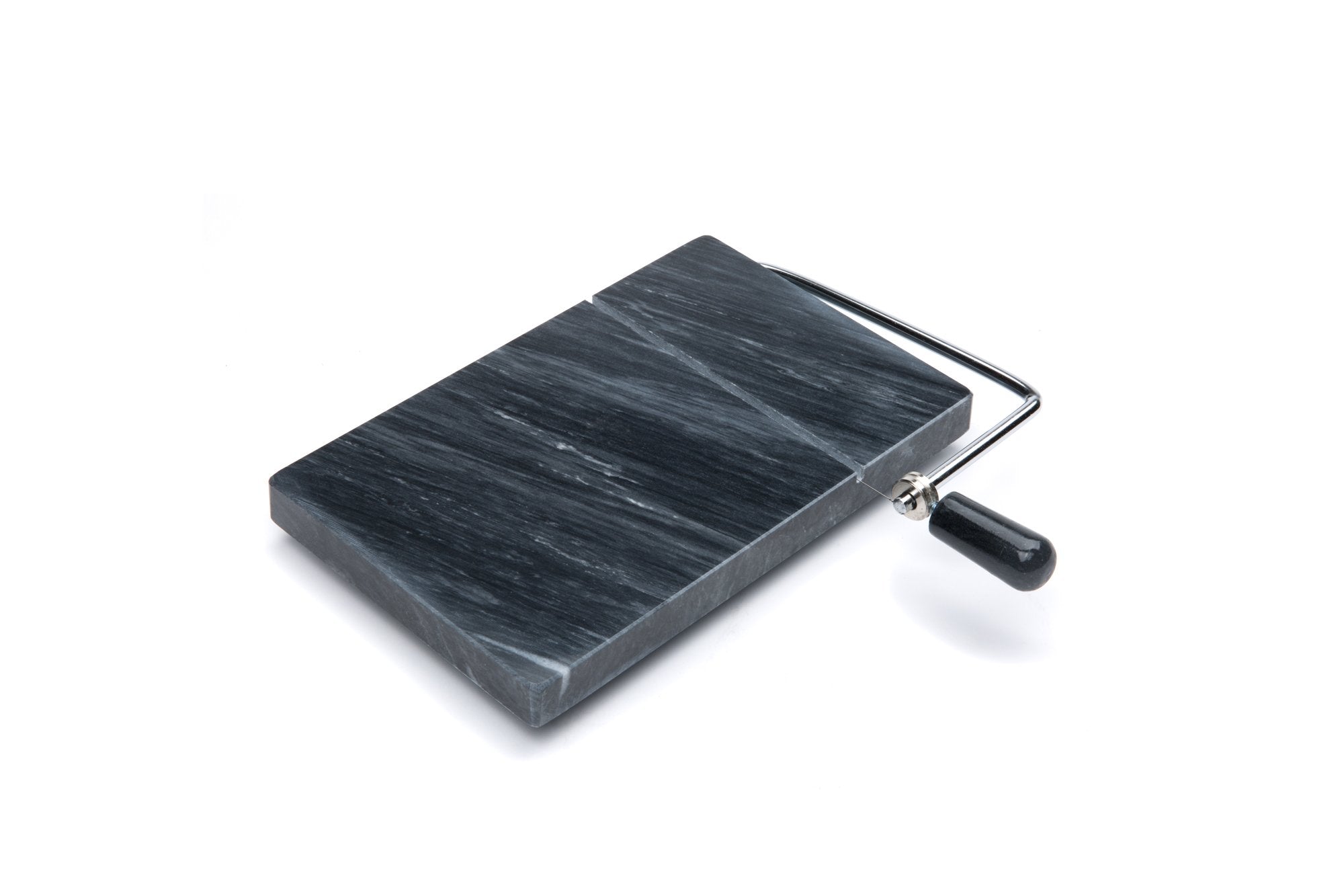 Fox Run 3832 Cheese Slicer with Replacement Wires, Marble, Black 8" x 5"