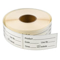 L LIKED 1x2 Inches Dissolvable Food Labels, 500 Pcs Dissolved Freezer Labels for Storage Containers, Canning, Jam Jar, Mason Jars, (Black)