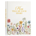 Lanpn Mom Life Story Book Journal with 270+ Prompts, Leather Hardcover Mother Story Guided Journal, Mom Memory Heirloom Keepsake Book to Fill Out, Mother's Day Birthday Christmas Gift for Mom
