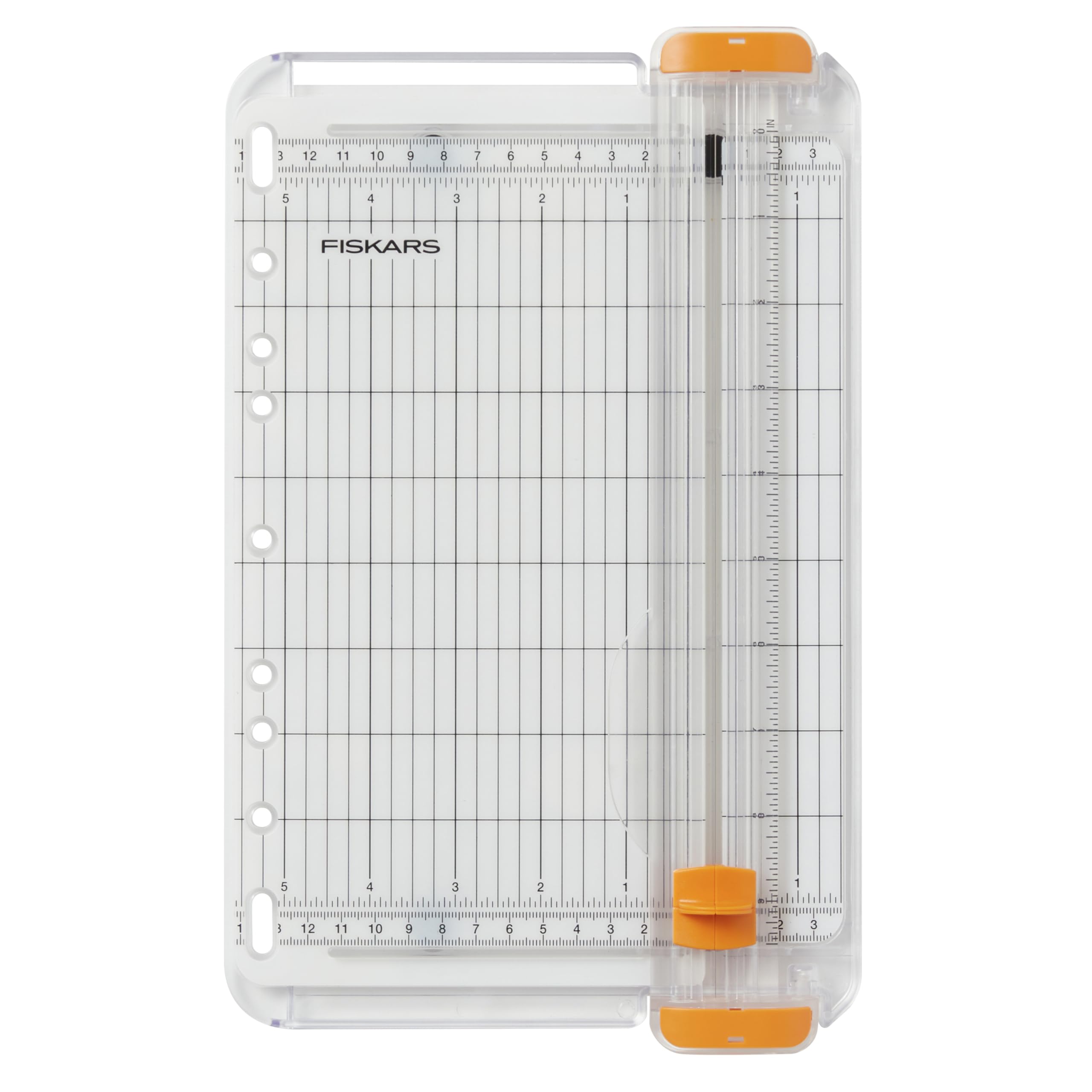 Fiskars SureCut Portable Paper Cutter Fits in 3 Ring Binder - 9" Cut Length - Craft Paper, Cardstock and Photo Trimmer - Scrapbooking Tool