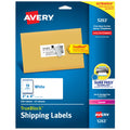 TrueBlock Shipping Labels with Sure Feed, Laser, 2" x