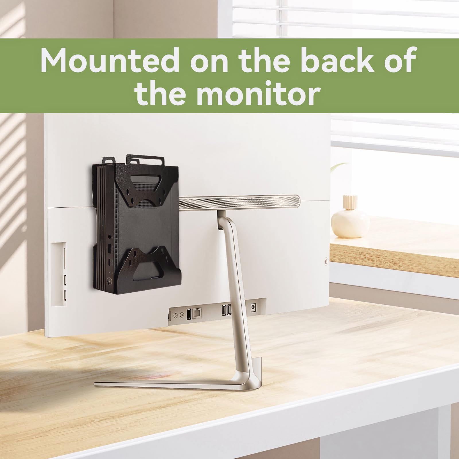 Fbyuitap Mini PC Mount Compatible with Lenovo Thinkcentre Tiny M90q Gen3, M90q Gen 2,M80q Gen3, M75q Gen2,M70q Gen 2, M70q VESA Mount Adapter Wall and Under Desk