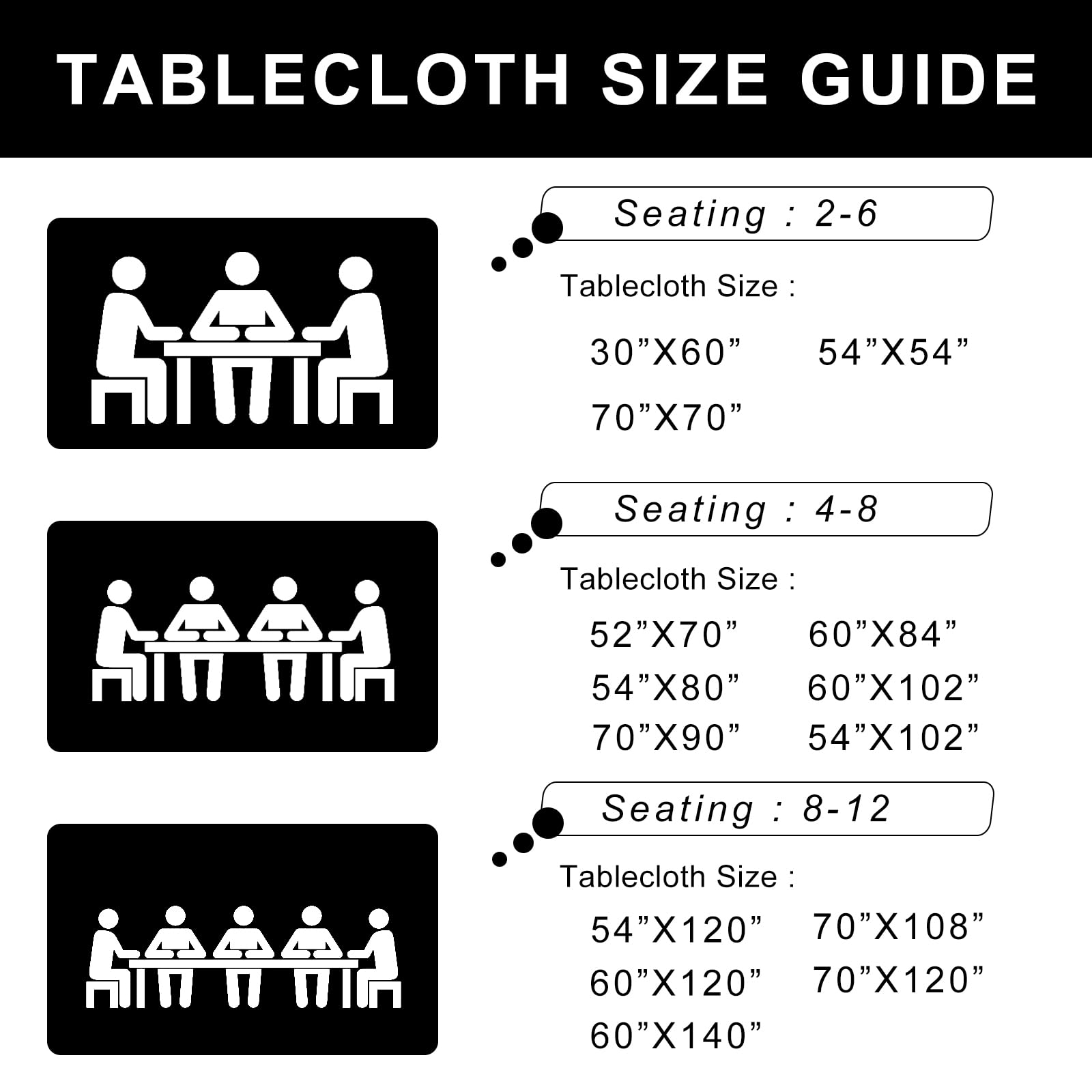 XWZO Clear Plastic Tablecloth Rectangle - 100% Waterproof Oilproof Stain Resistant Transparent Vinyl Table Cloth Protector Cover for Dining Table, Parties, 60 x 84 Inch