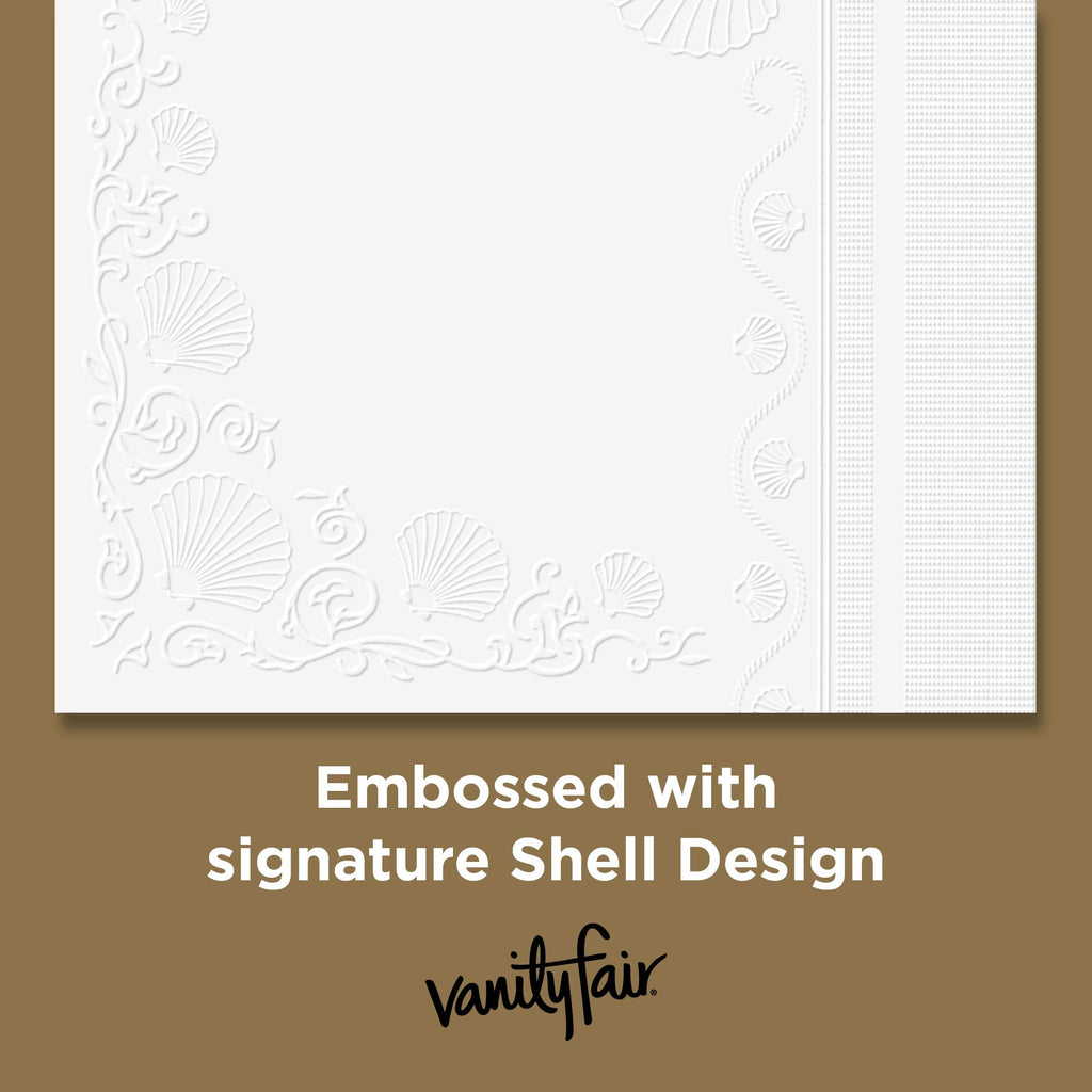 Vanity Fair Entertain Paper Napkins, 40 Count, Disposable Napkins Made for Entertaining and Events