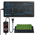 Hon&Guan 10"x 20.75" Seedling Heat Mat with Digital Thermostat Combo Set,Waterproof Plant Heating Pad for Germination,Indoor Gardening,Greenhouse