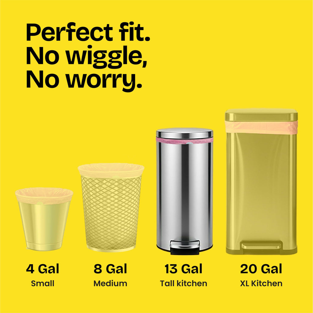 Glad ForceFlex MaxStrength Tall Kitchen Drawstring Trash Bags, 13 Gal, 90 Ct (Package May Vary)