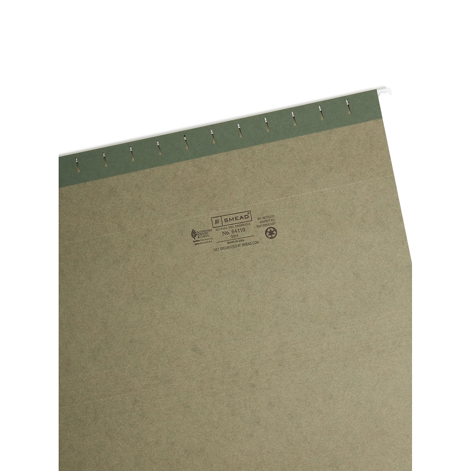 Smead Hanging Folder Without Tab, Legal, 25 Per Box (64110)