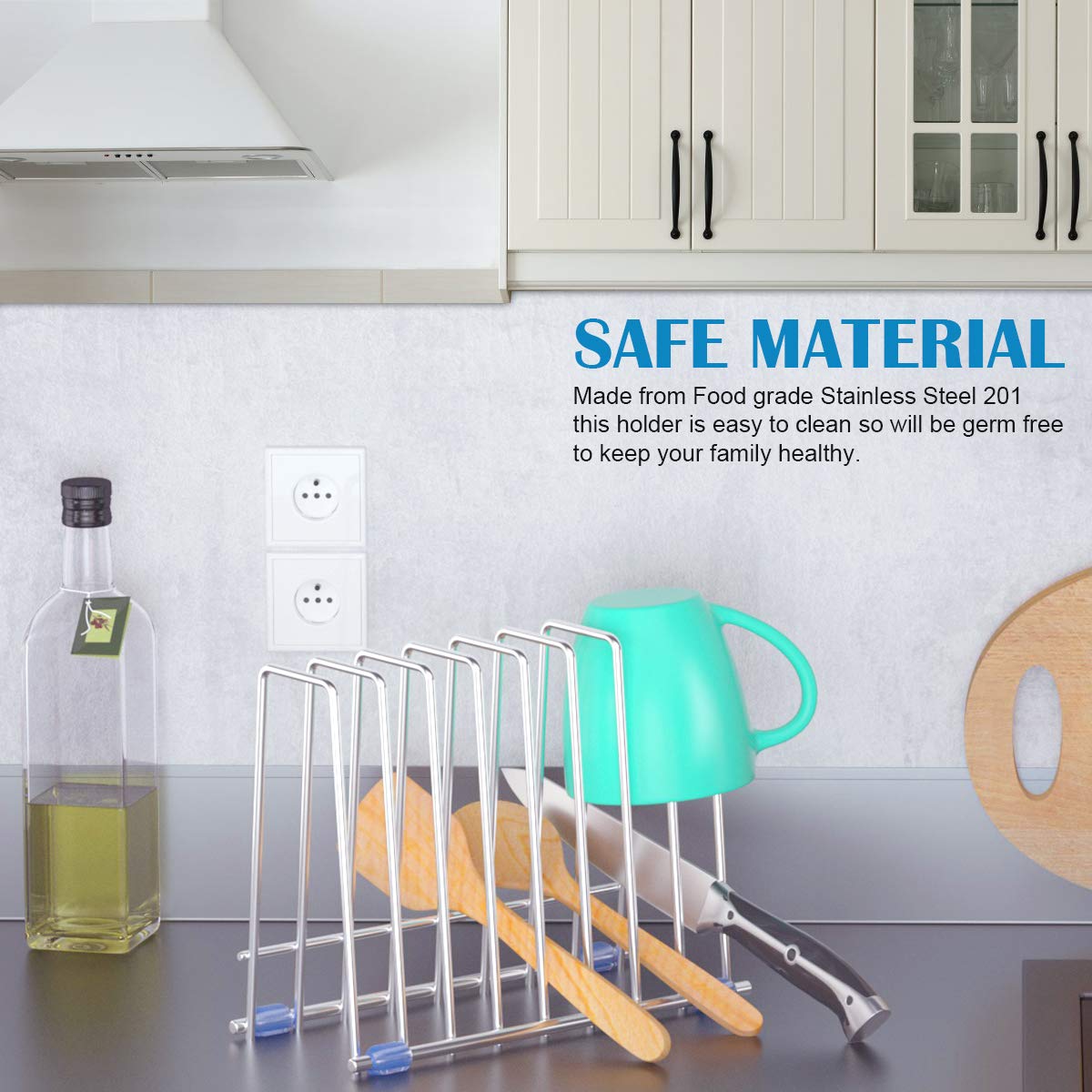 Bag Drying Rack Kitchen, Plastic Dryer for Freezer, Sandwich and Snack Bags, Stainless Stand for Food Bags, Books, Makeup Brush