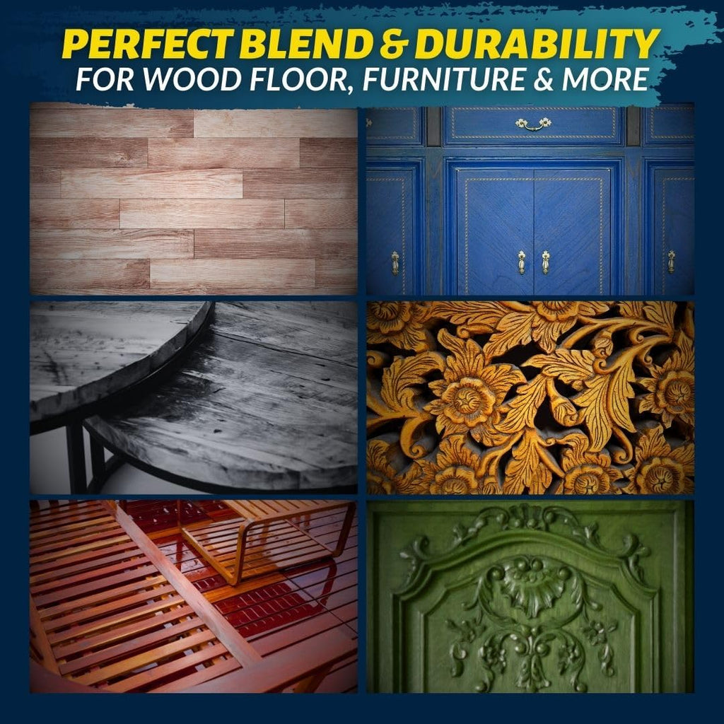 Coconix Floor & Furniture Repair Kit | Fix Scratches, Scuffs, and Dents on Hardwood Floors, Furniture, and Laminate Surfaces | Easy Application with Kneadable Putty