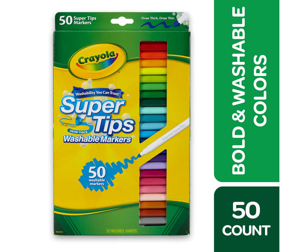 Crayola 50ct Washable Super Tips - Styles May Vary