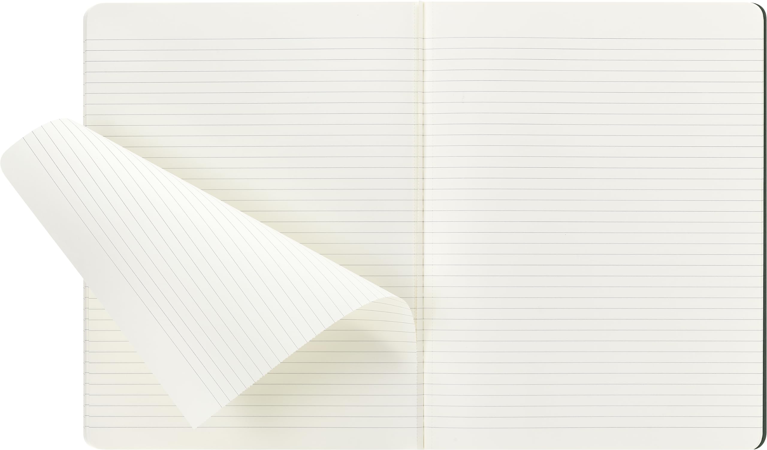 Moleskine Cahier Journal, Soft Cover, XL (7.5" x 9.5") Ruled/Lined, Myrtle Green, 120 Pages (Set of 3)