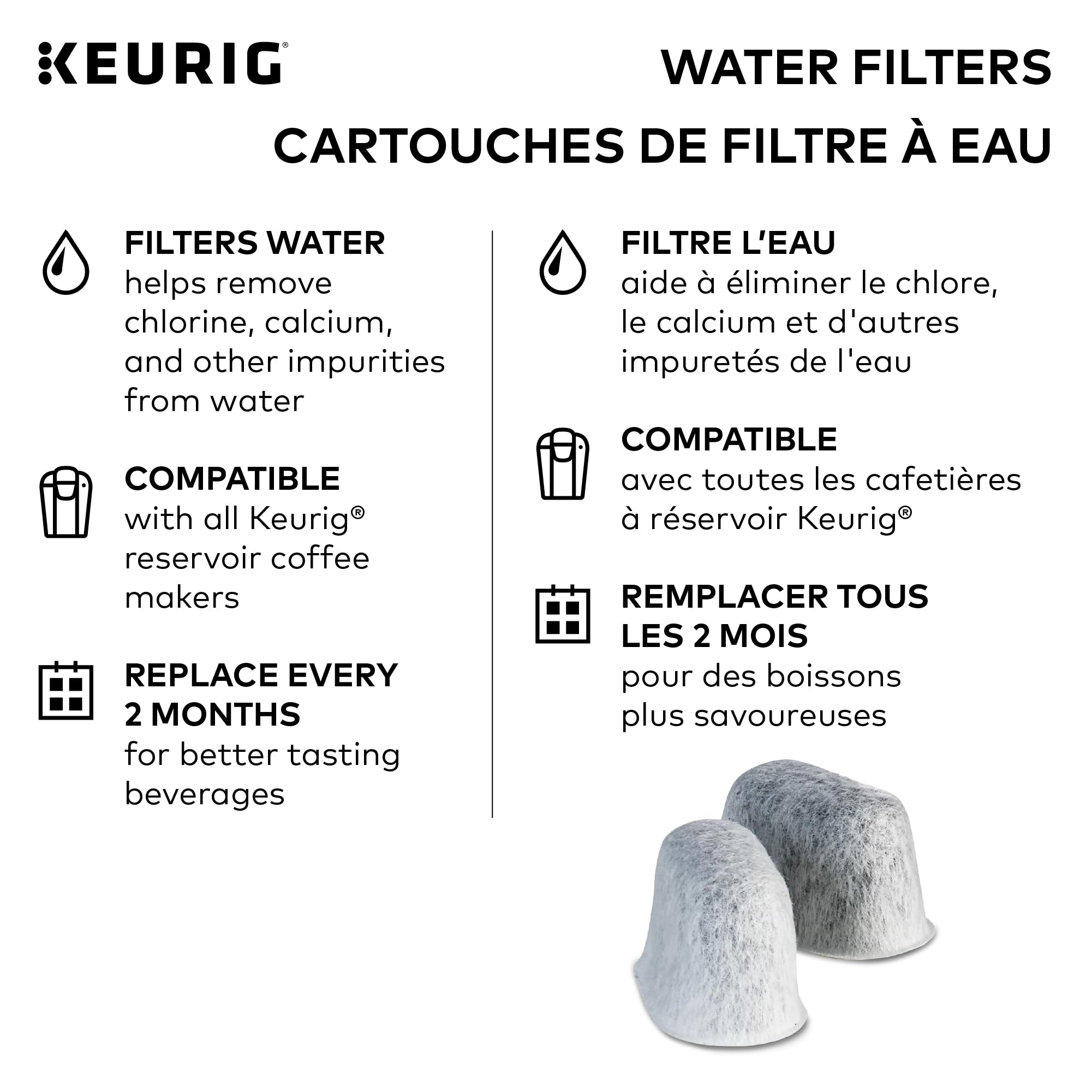Keurig 3-Month Brewer Maintenance Kit, Includes Descaling Solution, Water Filter Cartridges & Rinse Pods, 7 Count