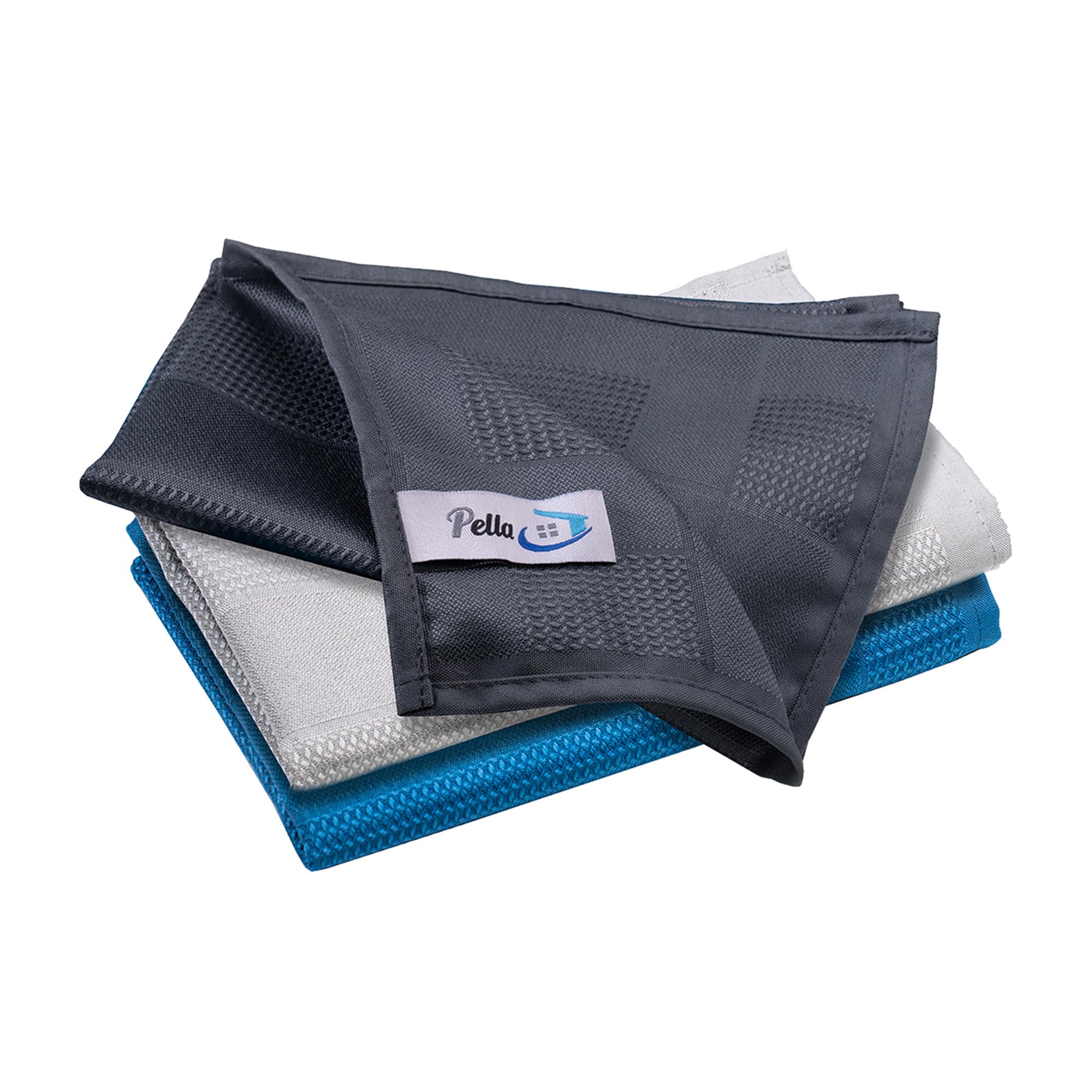 Pella Microfiber Cleaning Cloth | All Purpose, Absorbent Washcloth | Large Microfiber Towel for Cars, Kitchen, Window | Lint-Free, Scratch-Free Glass Cleaning Cloth, 23”X15” (Pack of 3)