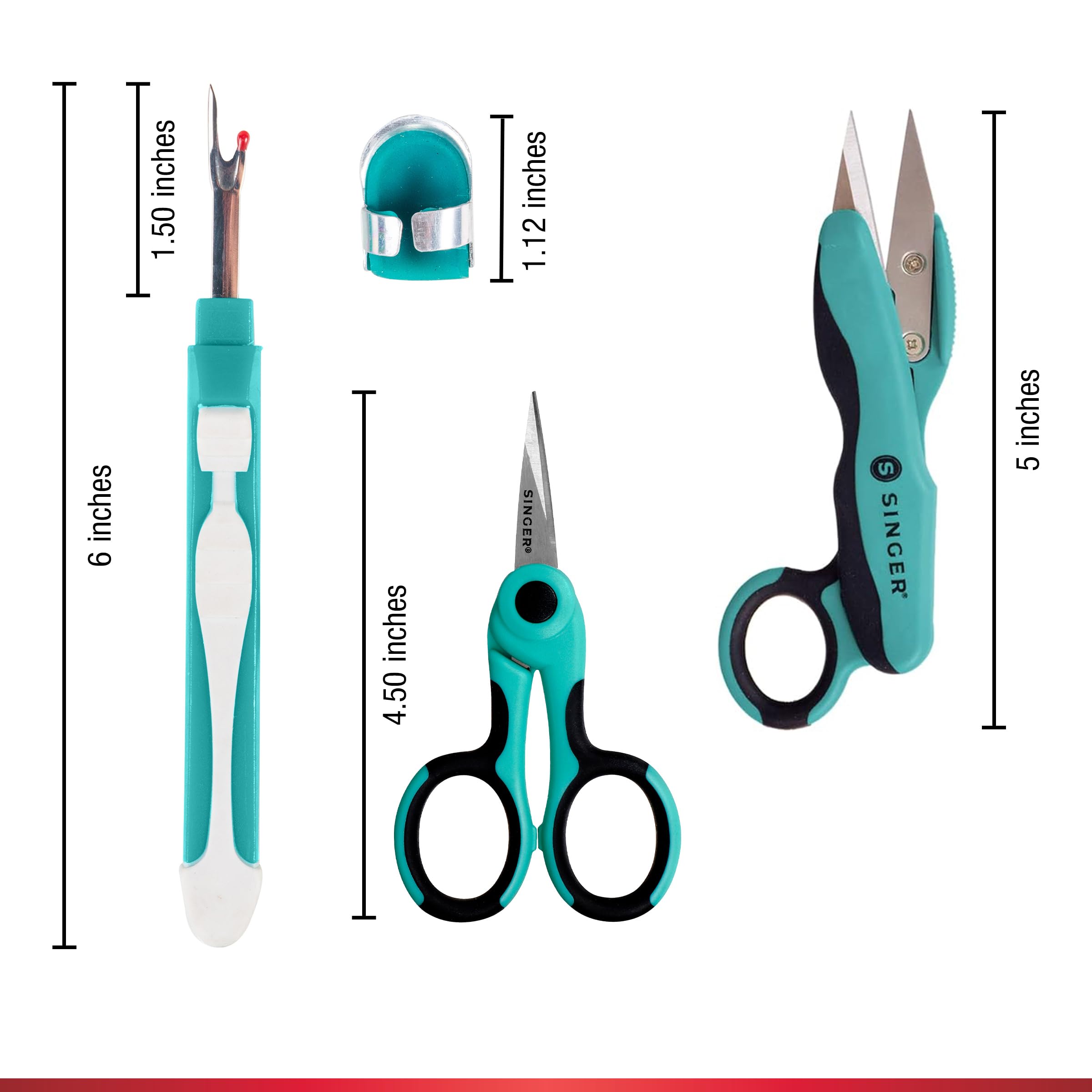 SINGER ProSeries Bundle - Detail Scissors, Thread Snips, Seam Ripper