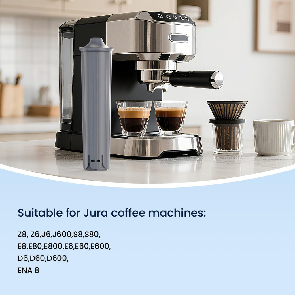 GLACIER FRESH Water Filter Compatible with Jura 71794 Claris Smart+ Filter Cartridge, Fits E6, E8, Z8, Z6, J6, ENA8, WE6, WE8 Coffee Machines, NSF/42 Certified, 1 Pack