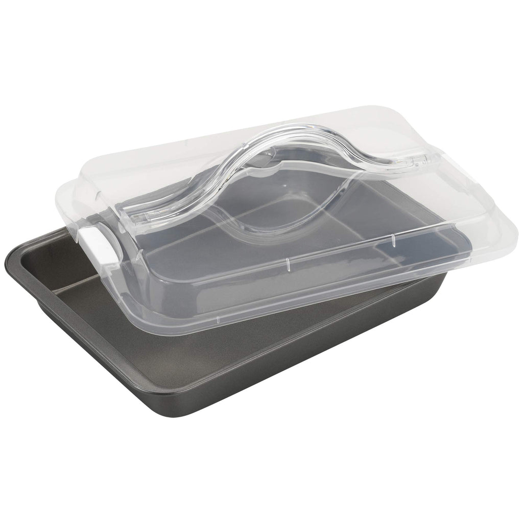GoodCook Bake-N-Take Nonstick Steel Baking Pan with Lid, 9" x 13"