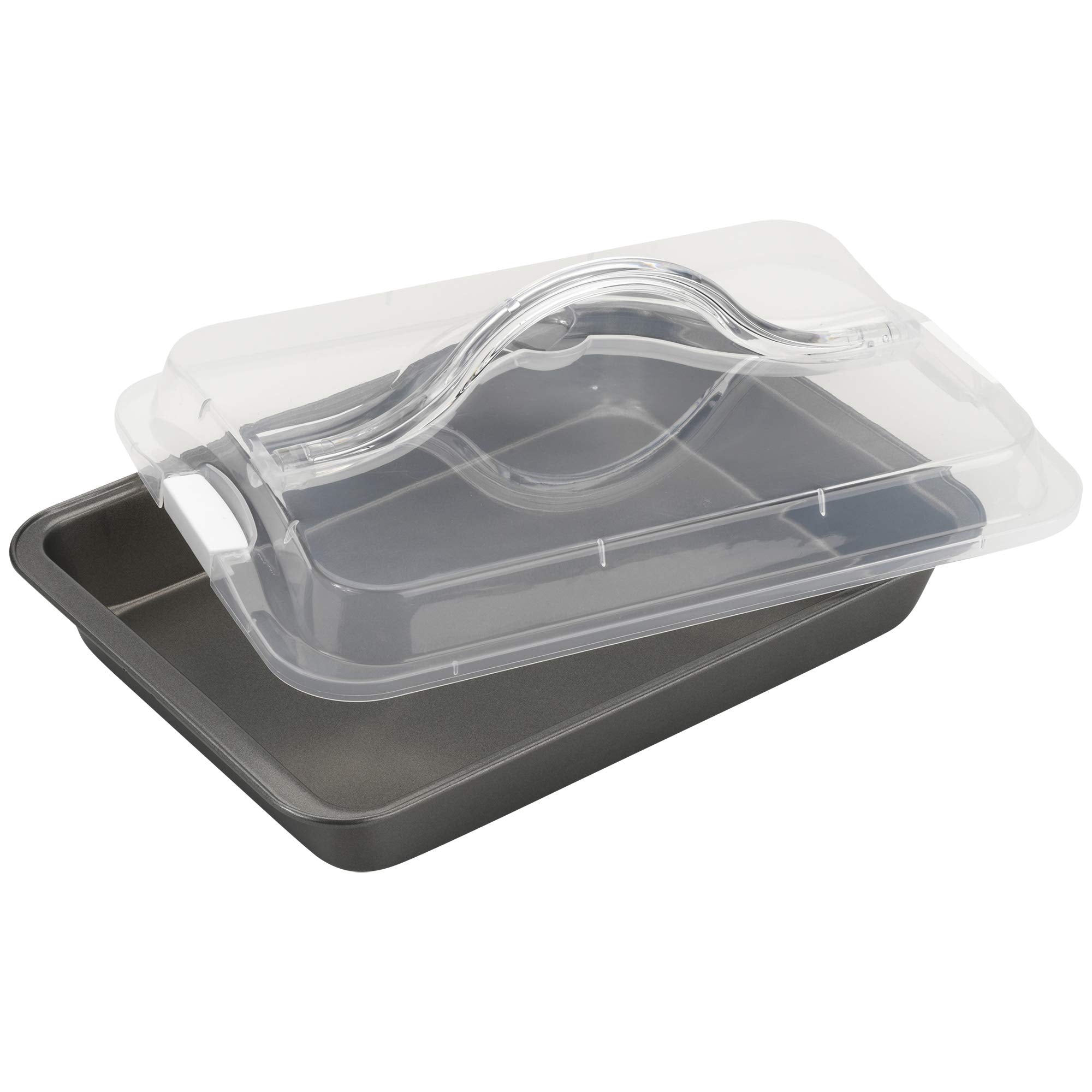 GoodCook Bake-N-Take Nonstick Steel Baking Pan with Lid, 9" x 13"