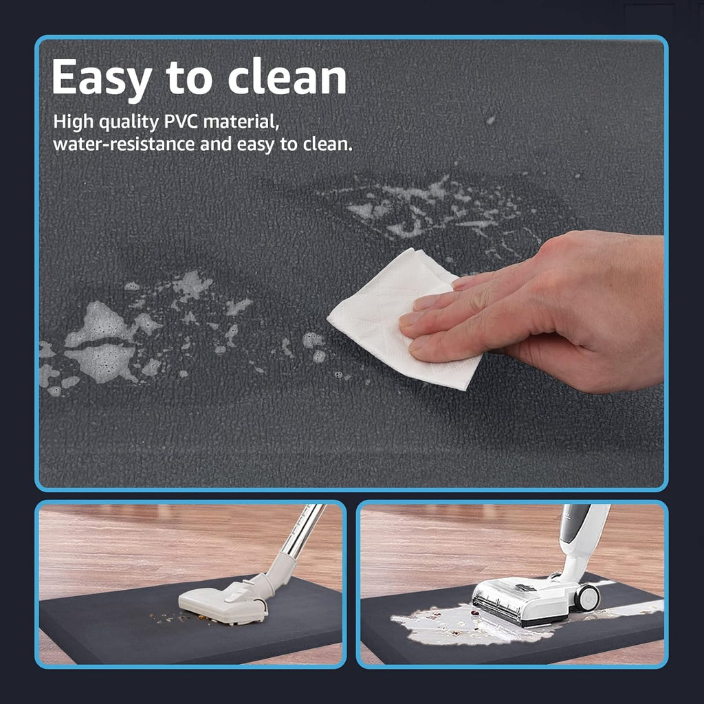 Art3d Industrial Anti-Fatigue Floor Mat (40"x17.3"x1/2", Black)