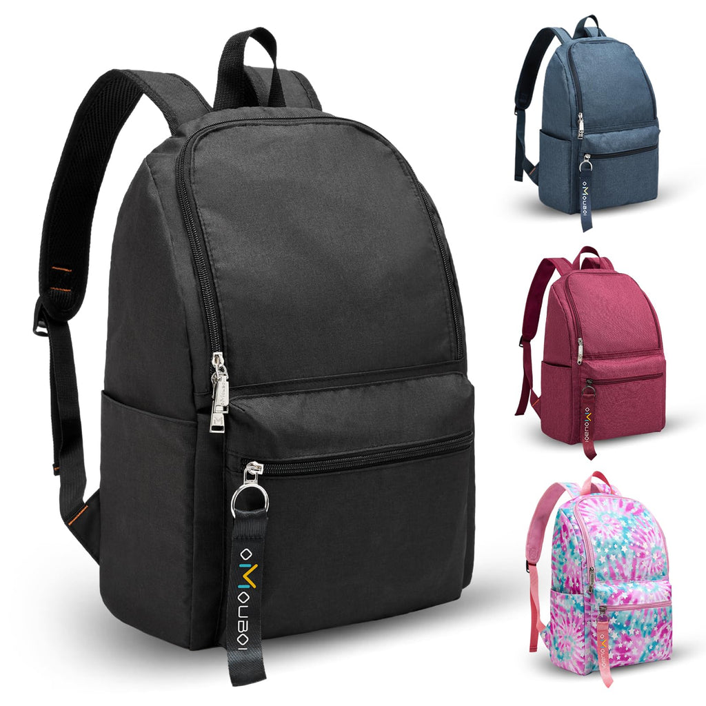 OMOUBOI Casual Backpack, Laptop School Travel Backpack for Women & Men, Superbreak Backpack Fits Tourism Business (Black)