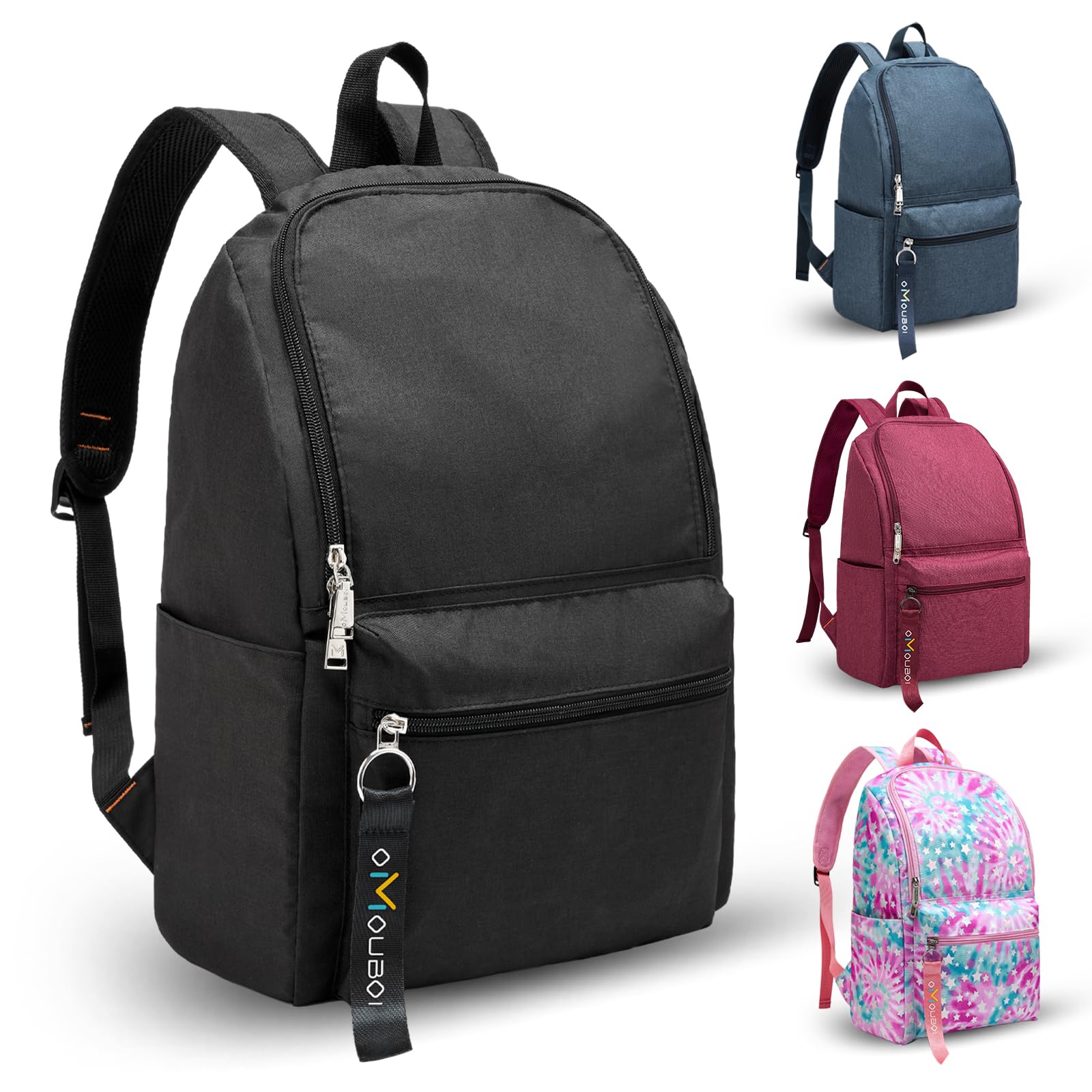 OMOUBOI Casual Backpack, Laptop School Travel Backpack for Women & Men, Superbreak Backpack Fits Tourism Business (Black)