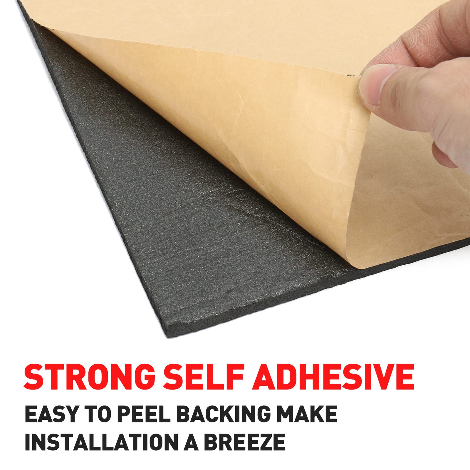 Halero Pipe Wrap Insulation 1/5 Inch Thick Pipe Insulation High Density Waterproof Foam Tape with Self Adhesive Application for Hot or Cold Pipe 26FT Length× 6 Inch Width