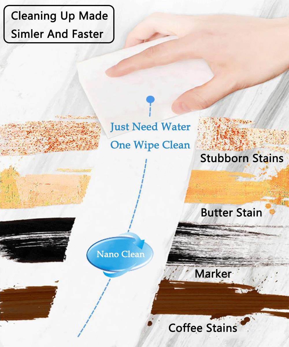 Magic Sponge Eraser, 50Pack Melamine Sponge Foam Pads, Multi-Functional Cleaning Sponges Scrub for Kitchen Dishes, Bathtub, Furniture, Oven, Shower, Sink, Wall, Shoes Cleaner