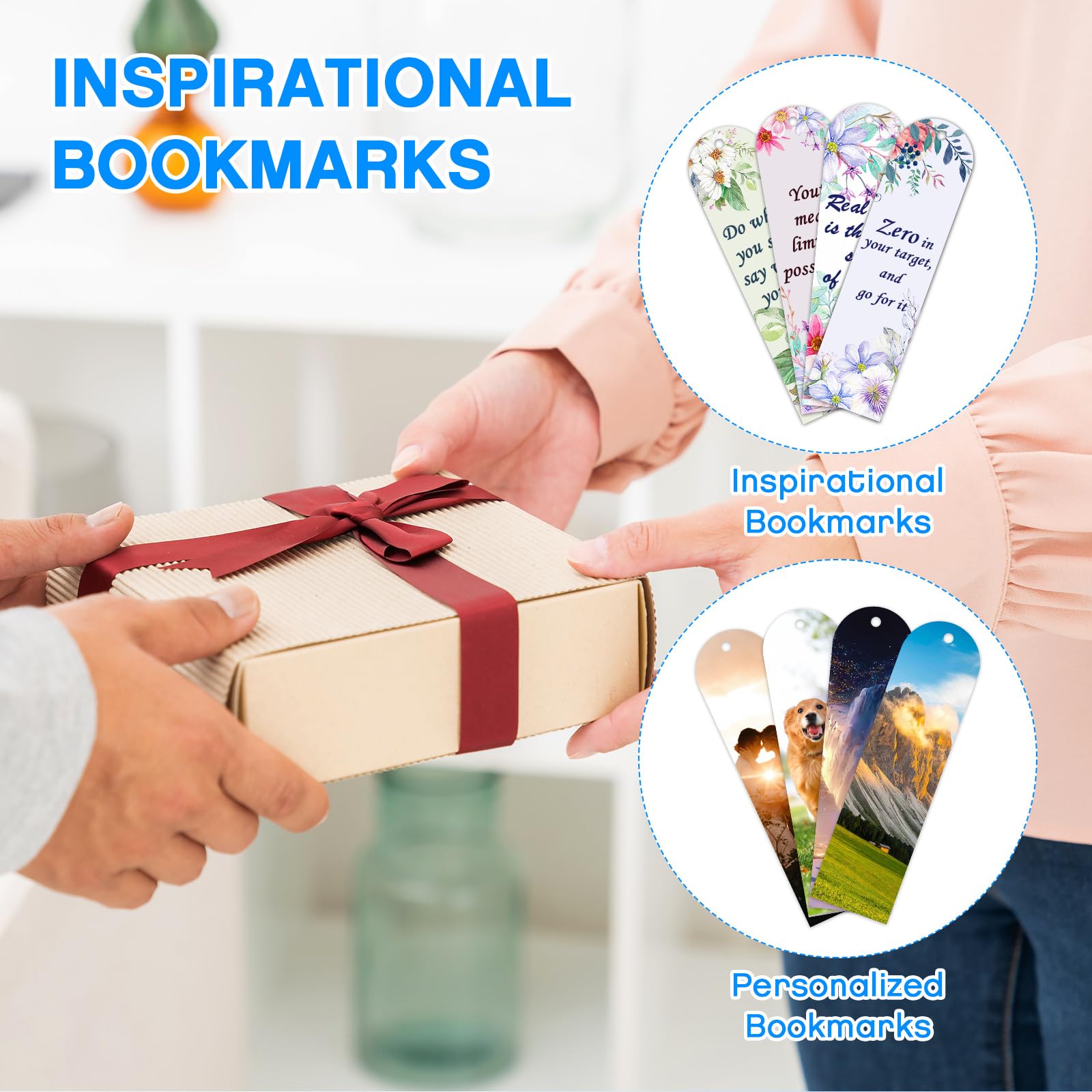 50 Pcs Sublimation Blank Bookmarks, Heat Transfer Metal Aluminum Sublimation DIY Bookmarks with 50 Pcs Colorful Tassels for Crafts, Reading Gifts (5.9" x 1.6")