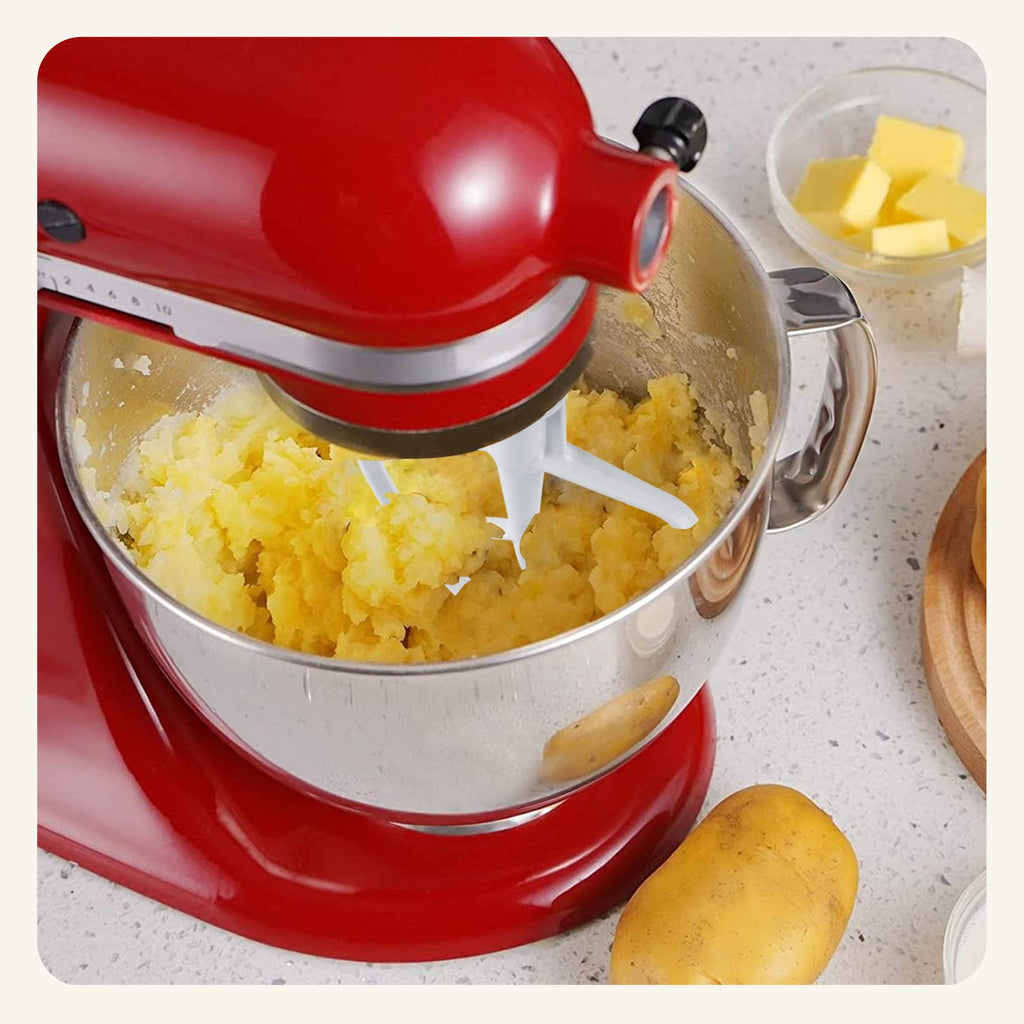 Flat Beater for KitchenAid 4.5 Quart Tilt-Head Stand Mixer, K45B Coated Paddle Attachment for Kitchen Aid Mixer Accessories