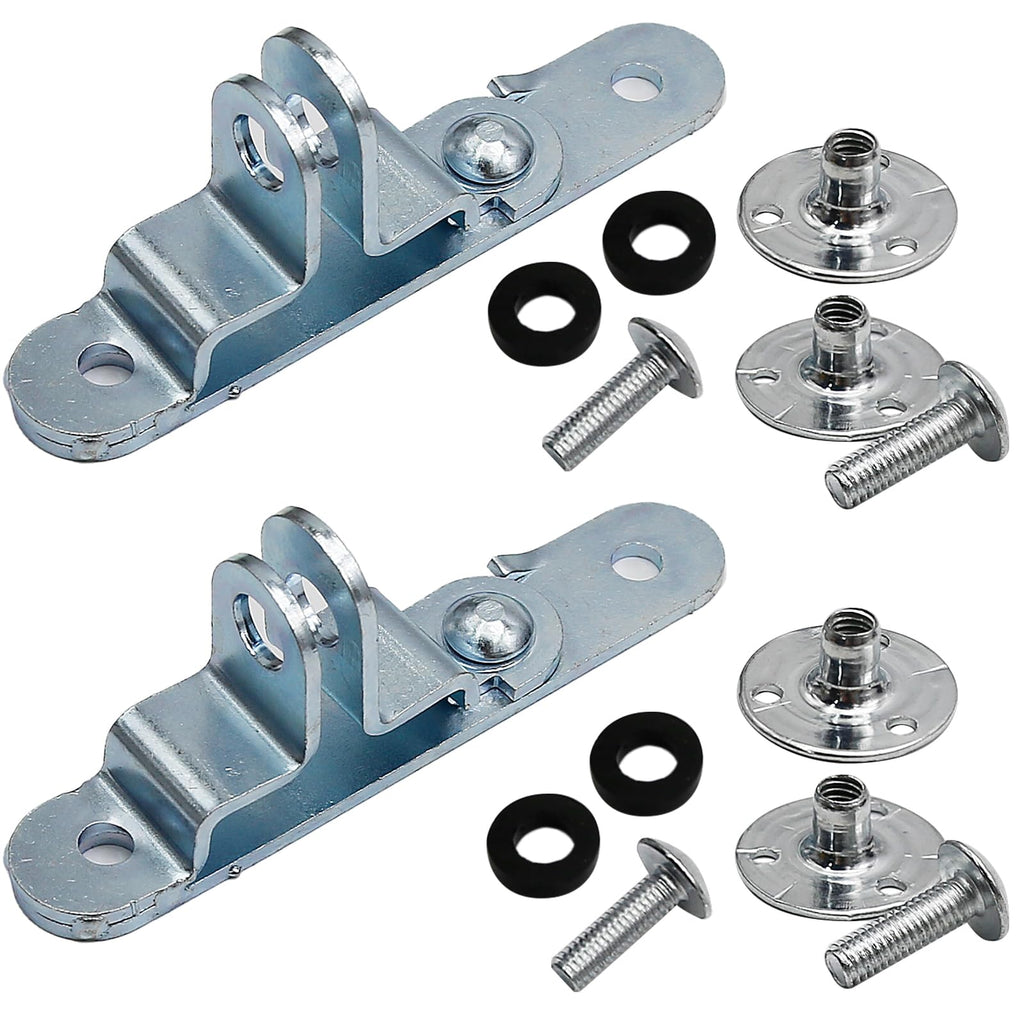 Hoypeyfiy 2Pcs Trailer Door Hasp Kit, Cargo Trailer Door Latch Catch for Enclosed Car Hauler, Truck, Flatbed Trailer, Container