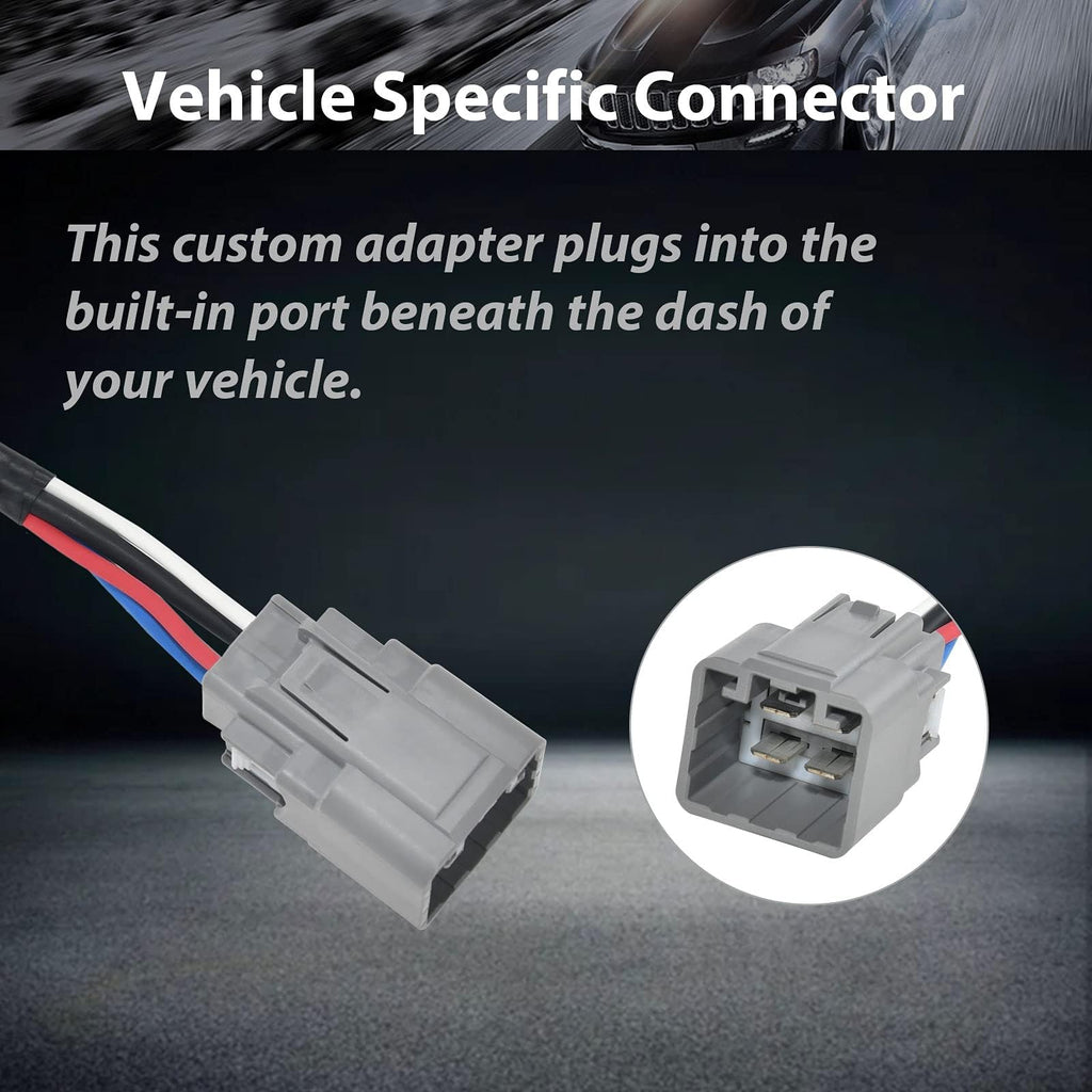 Oyviny Brake Control Wiring Adapter for 2015-2022 Ram 1500/Ram 2500/Ram 3500/Ram 1500 Classic 2019-2021, Plug in Brake Controller Wiring Harness for 2016-2021 Ram 4500/Ram 5500 31 Inches