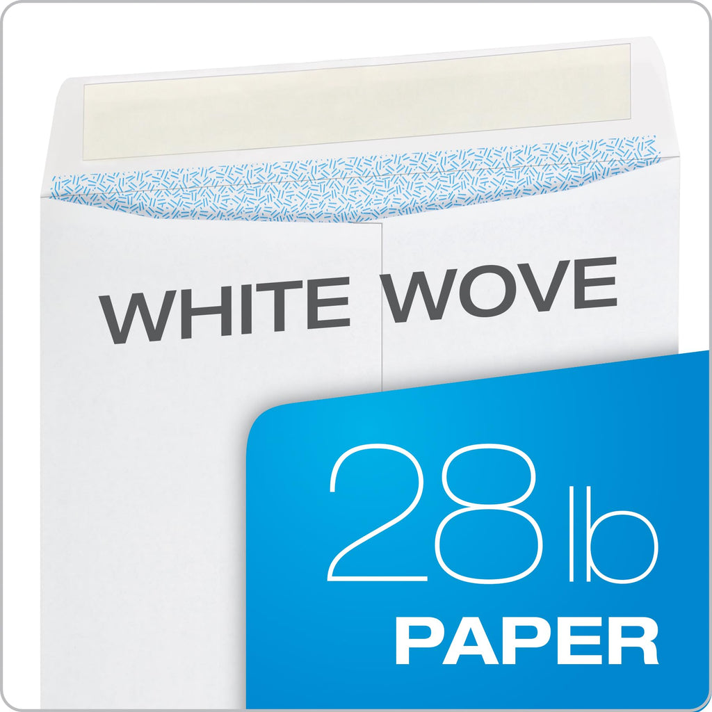 Columbian 9 x 12 Catalog Envelopes, Self Seal Closure, 28 lb White Wove, for Mailing Flat Letter Size Documents, 100 Per Box (COLO342)