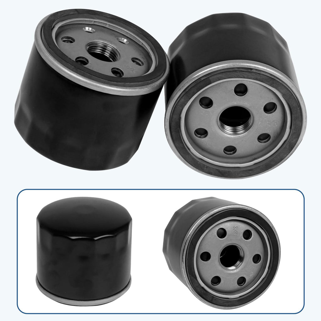 2 Pack 12-050-01-S Oil Filter Compatible with Kohler Engine Lawn Mower, 49065-0721 Engine Oil Filter Fits for Cub Cadet/Craftsman/Troy Bilt/Toro Gravely KH-12-050-01-S1 KH-12-050-08 AM125424