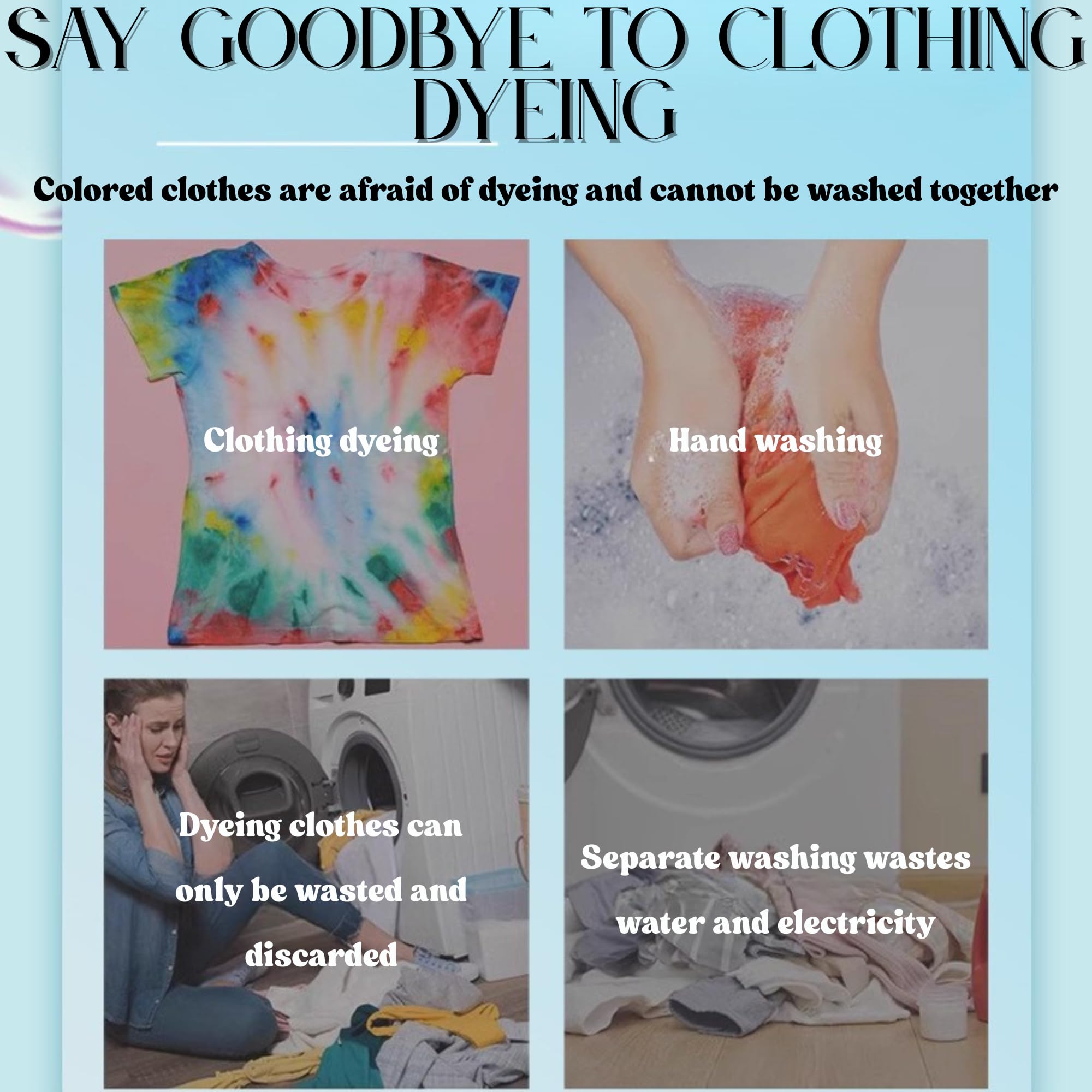 200PCS Color Absorber Laundry Sheets, Color Grasper for Laundry, Color Catchers for Laundry, Dye Catcher To Prevent Clothes From Smearing, Fragrance Free Detergent Sheets Essential for Home Use