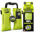 MR.KICS - Shoe Deodorizer Insert, Activated Charcoal Odor Eliminator, Moisture Absorber for Shoes, Gym Bags, Boxing Gloves, Cleats, Sports Gear - XL 2-Pack