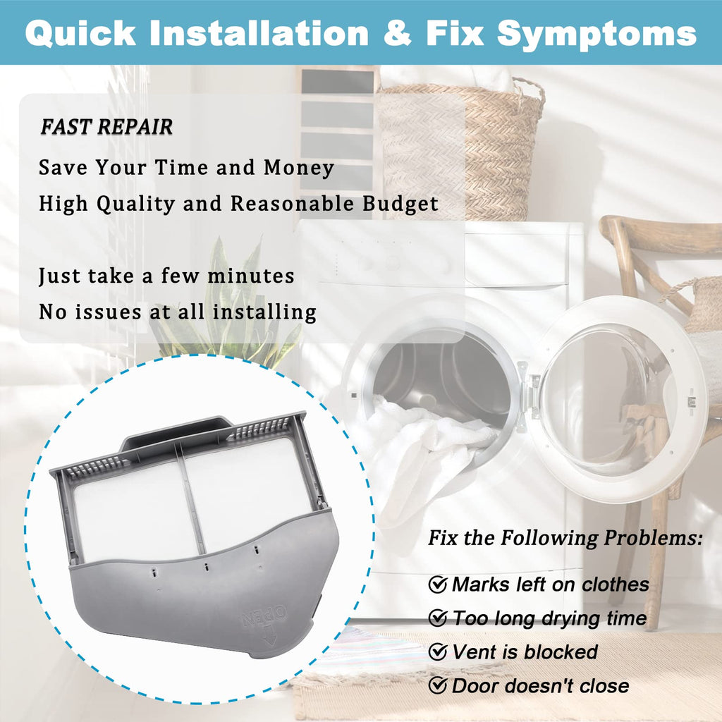 DC97-16742A Dryer Lint Filter Replacement for Samsung Dryer Lint Trap Screen Filter - Replaces 3319952, AP5306681, PS4221839, DC61-03048A, EAP4221839