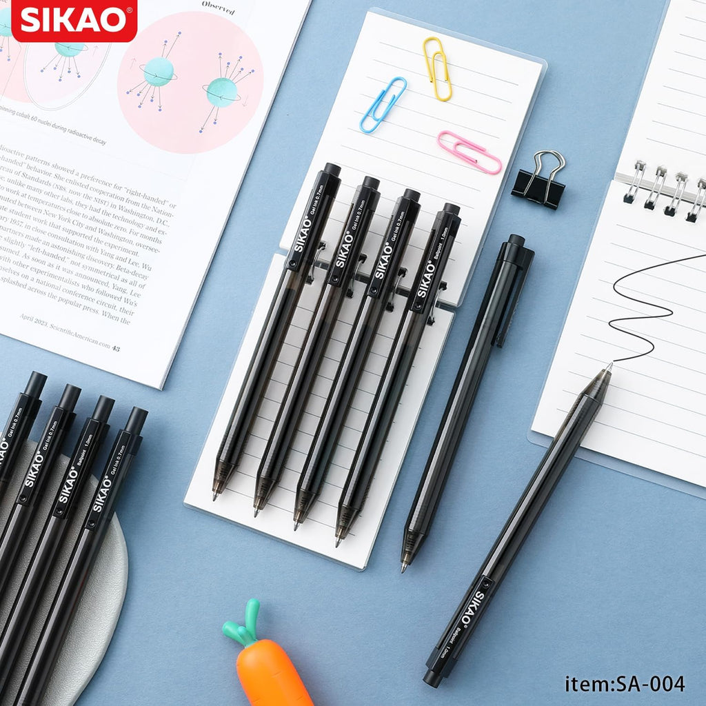 Black Pens Bulk, 60Pack Ballpoint Pens for Smooth Writing Pens No Smear, Black Ink Pens Medium Point 1.0mm, Retractable Click Ball Point Server Pens, School Office Supplies