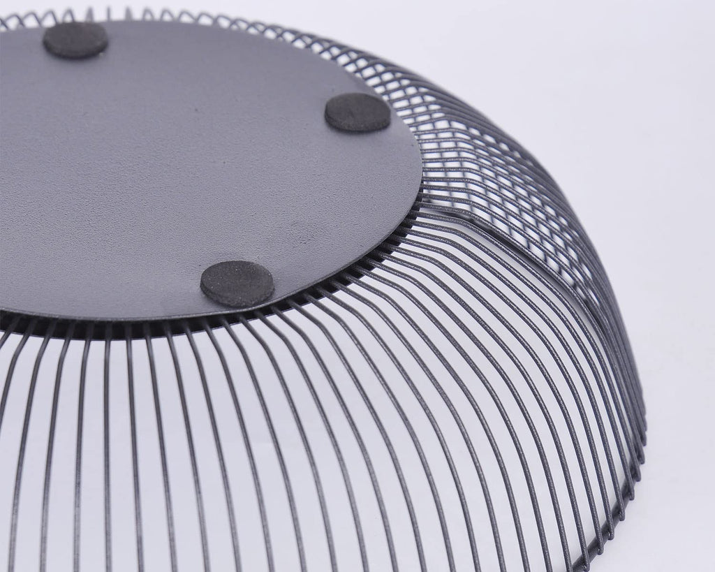 IBWell Black Wire Fruit Basket Fruit Bowl Kitchen Fruit Basket Stand Fruit Bowls for The Counters Metal Fruit Bowl