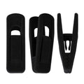 Trgowaul Velvet Hangers Clips, 20 Pack Black Pants Hangers Velvet Clips, Strong Finger Clips Perfect for Thin Velvet Hangers