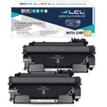 LCL CE505A Black Toner Cartridge Replacement for HP 05A CE505A CE505X for HP LaserJet P2030 P2035 P2035n P2050 P2055 P2055d P2055dn P2055x Printers (2-Pack)