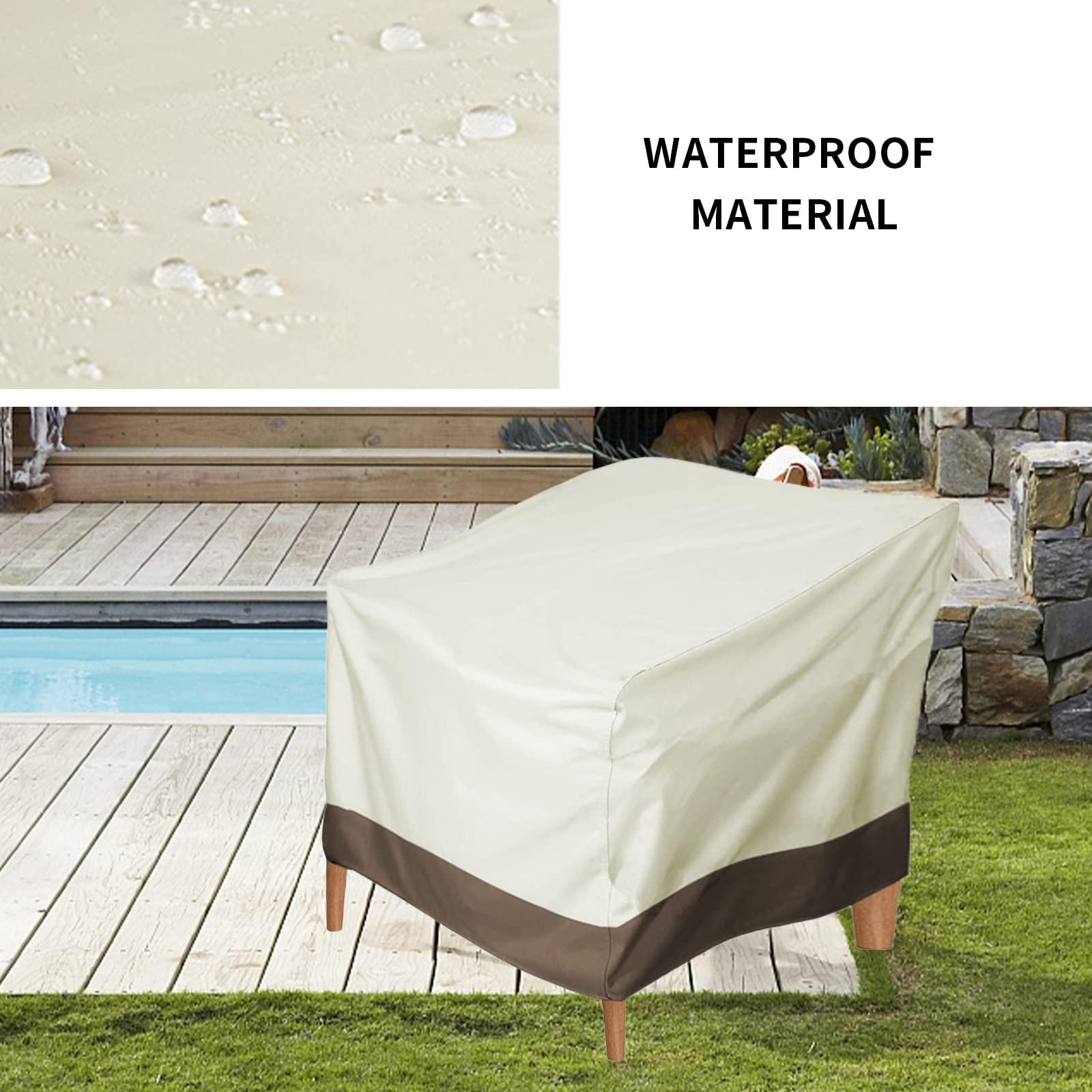 Patio Furniture Cover, Outdoor Sofa Cover, Loveseat Cover Sofa Cover Slipcover Patio Sofa Couch Cover Waterproof Dustproof Windproof