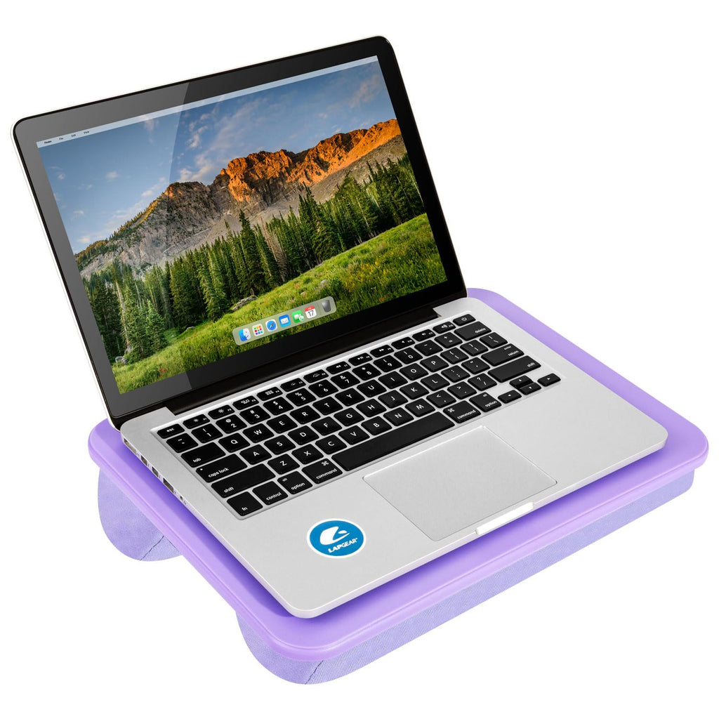 LAPGEAR Compact Lap Desk - Fits up to 15 Inch Laptops - Purple Amethyst - Style No. 43122