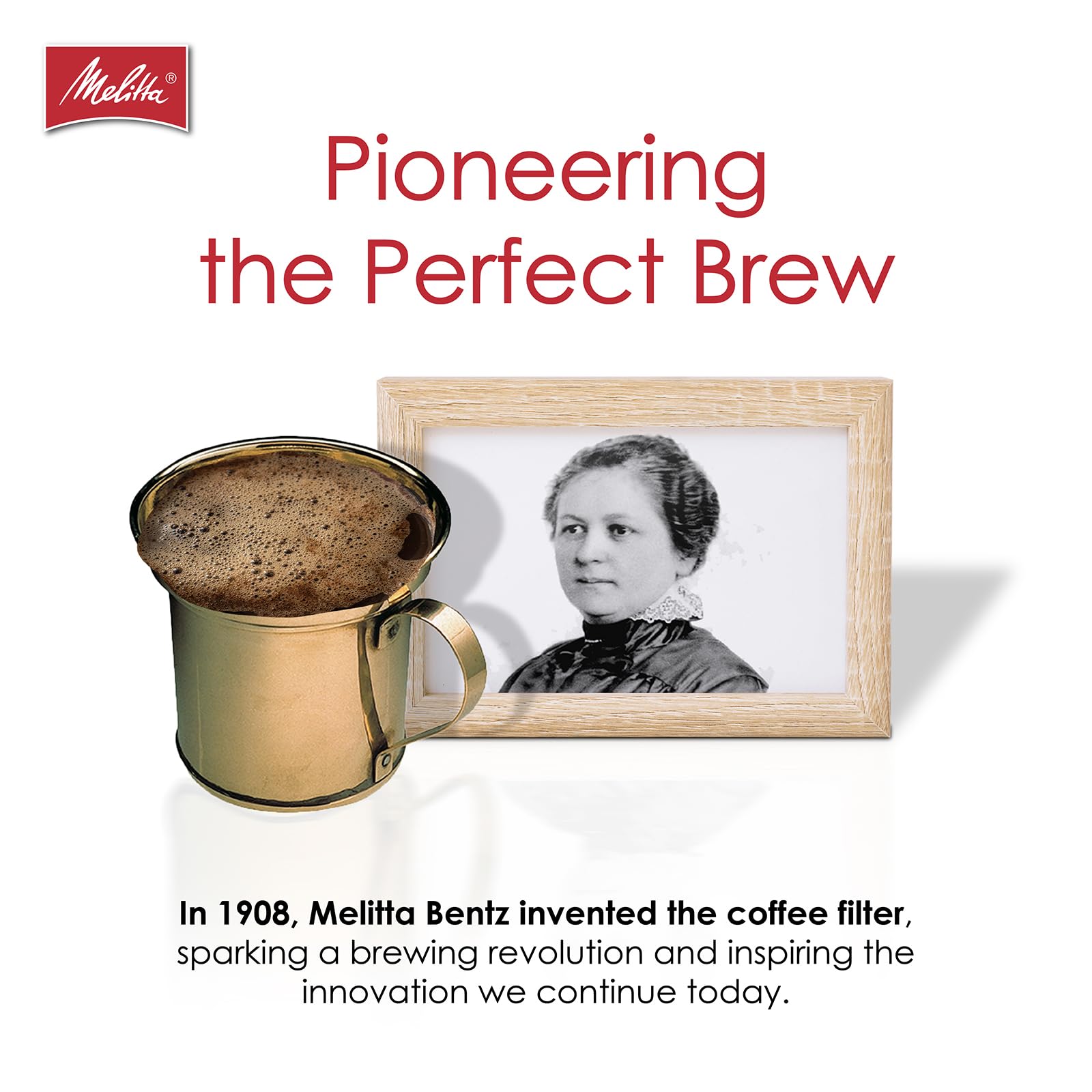 Melitta Cone Coffee Filters, Natural Brown, No. 2, 100-Count Filters (Pack of 6)