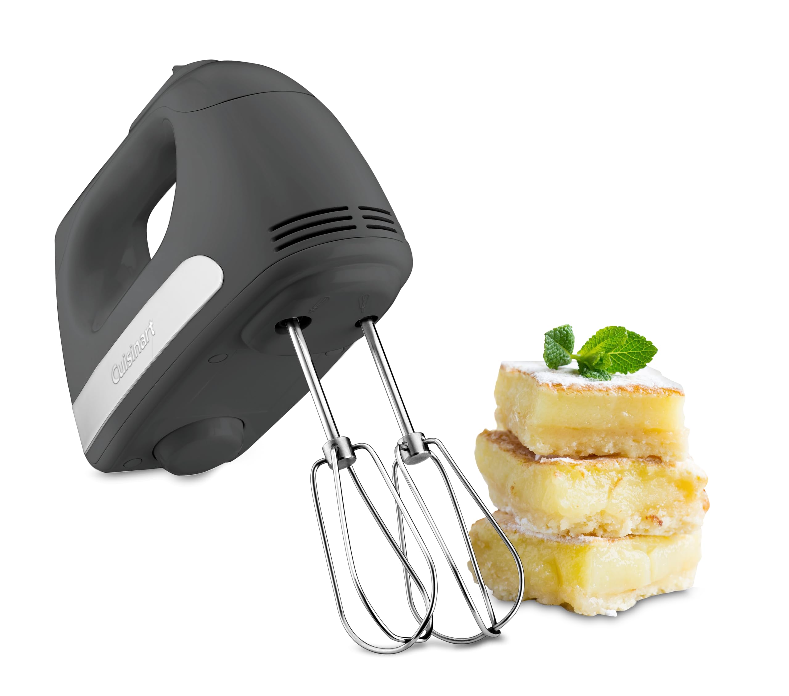Cuisinart Power Advantage 3-Speed Hand Mixer, Easy-Clean Beaters, Heel Rest, 200W, Black (HM-3BKC)