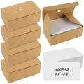 Akamino 600 Pcs Blank Kraft Paper Cards, Premium Blank White Cards Mini Business Card, Small Note Card, Message Vocabulary Card, Index Cards for Festival ThanksgivingThank You, DIY Craft Project