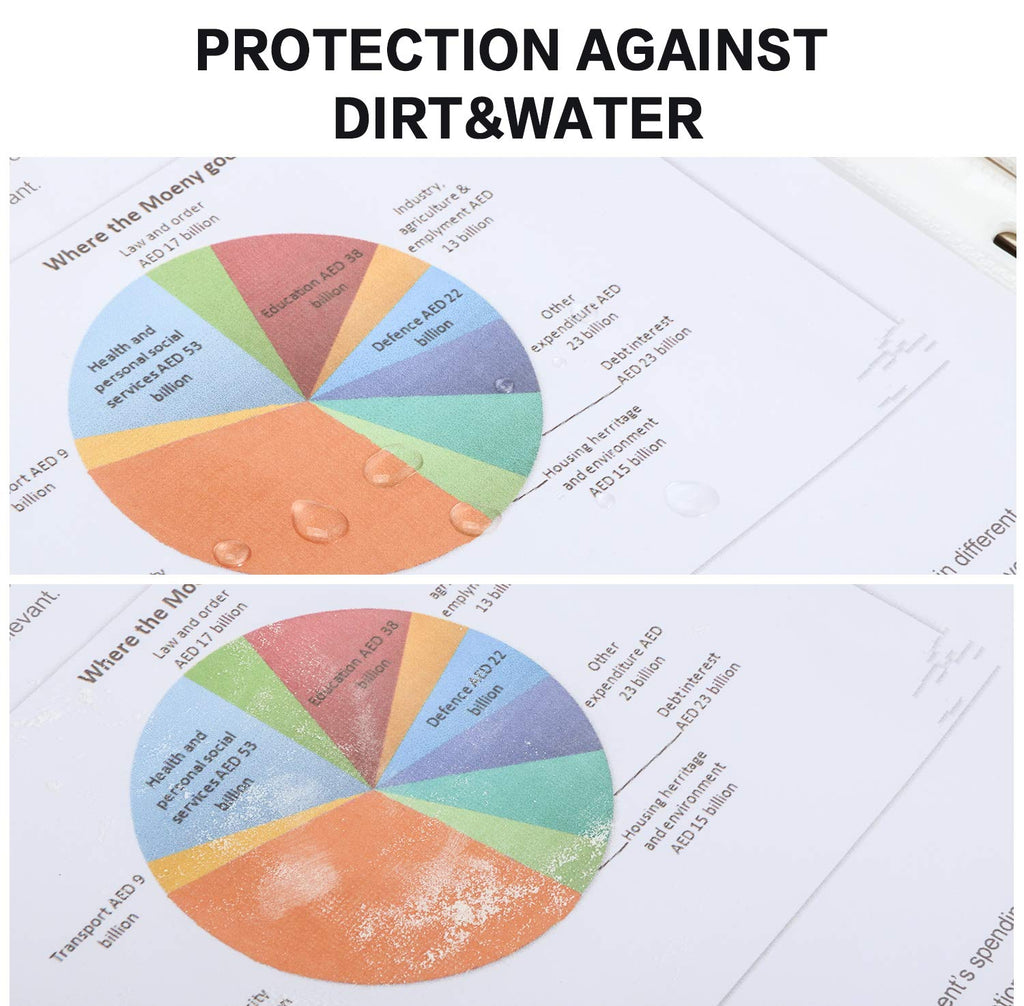 Sheet Protectors, PANDRI 200 Pack Clear Heavy Duty Plastic Page Protectors Sheet Reinforced 11-Hole Fit for 3 Ring Binder Fits Standard 8.5 x 11 Paper, 9.25 x 11.25 Top Loaded, Acid Free