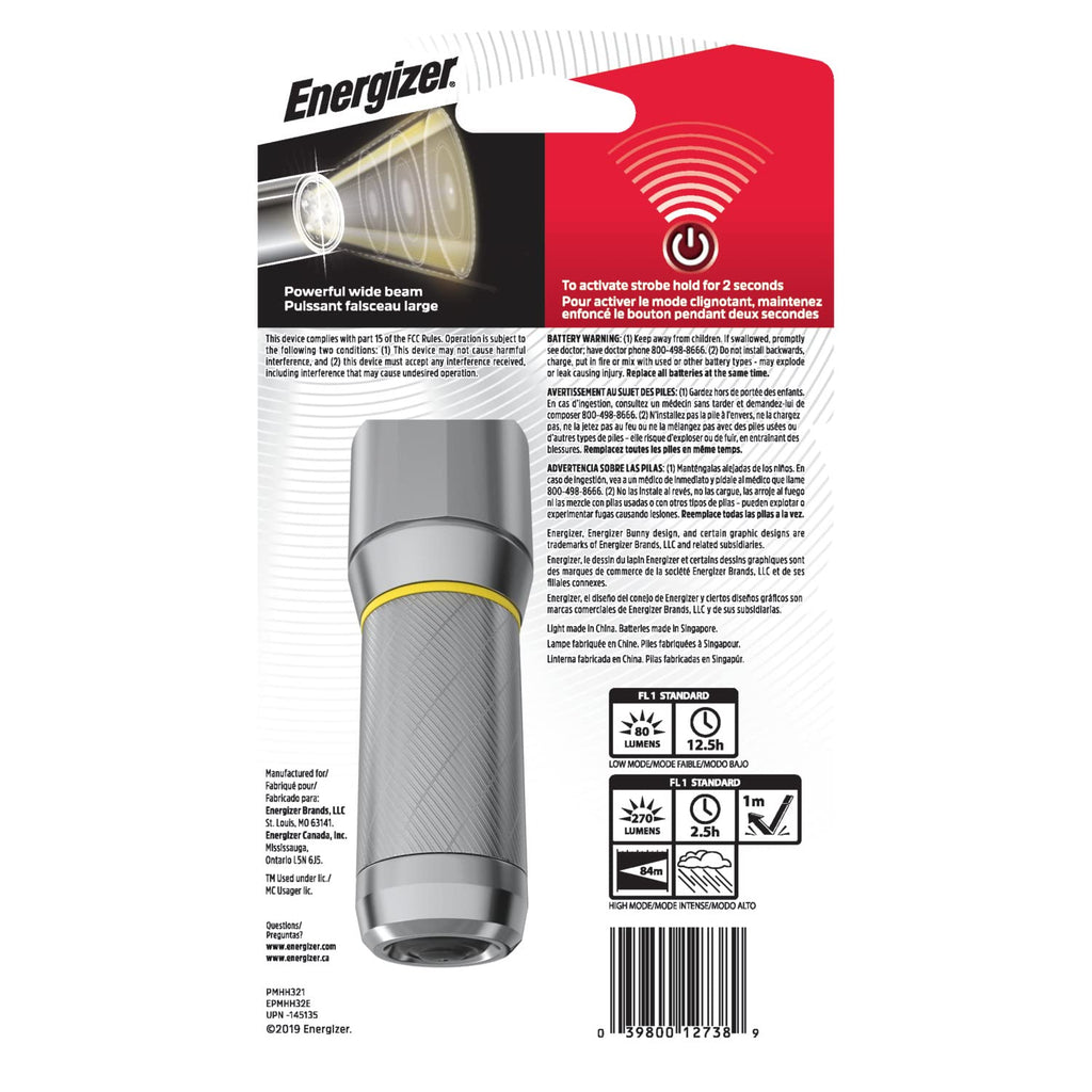 Energizer 50044 Multicolor One Size ENERGIZER 50044 Battery Alkaline D, 1 (Non-Carb Compliant)