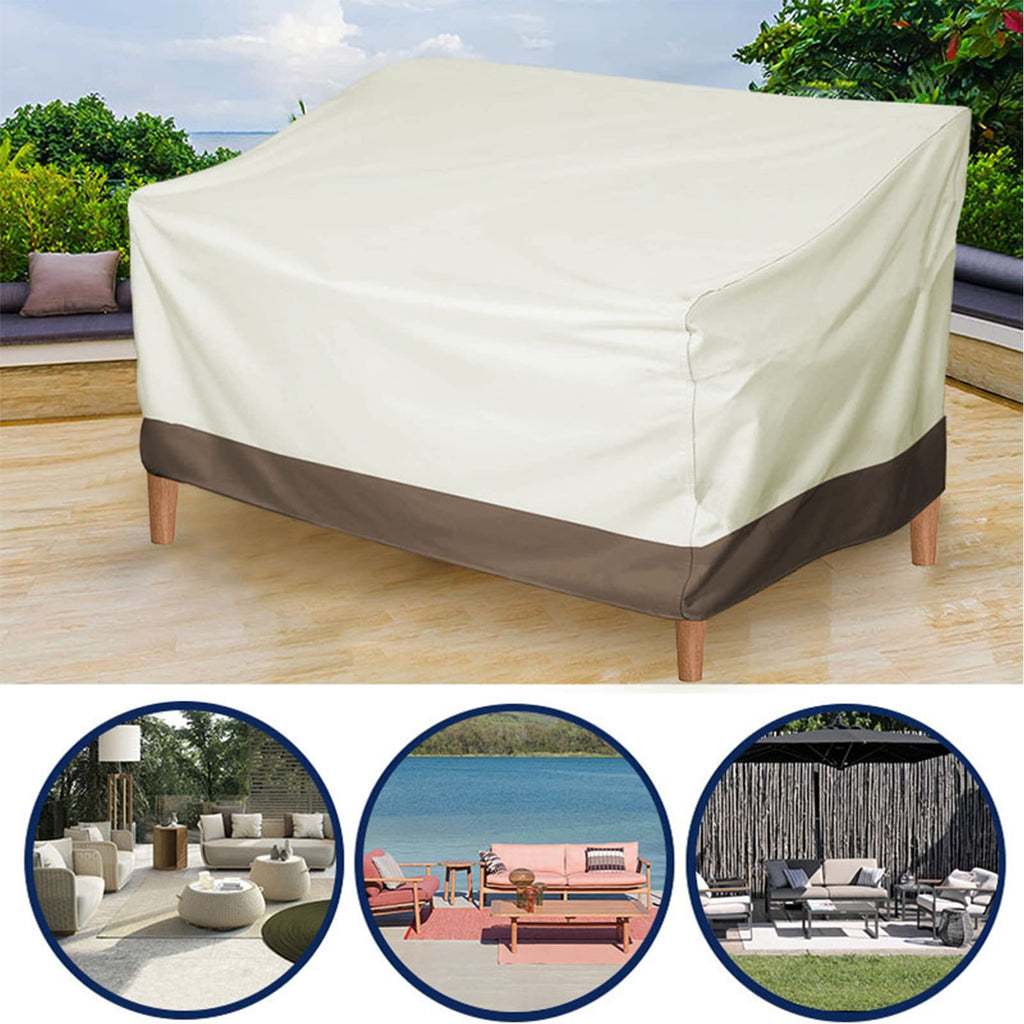 Patio Furniture Cover, Outdoor Sofa Cover, Loveseat Cover Sofa Cover Slipcover Patio Sofa Couch Cover Waterproof Dustproof Windproof